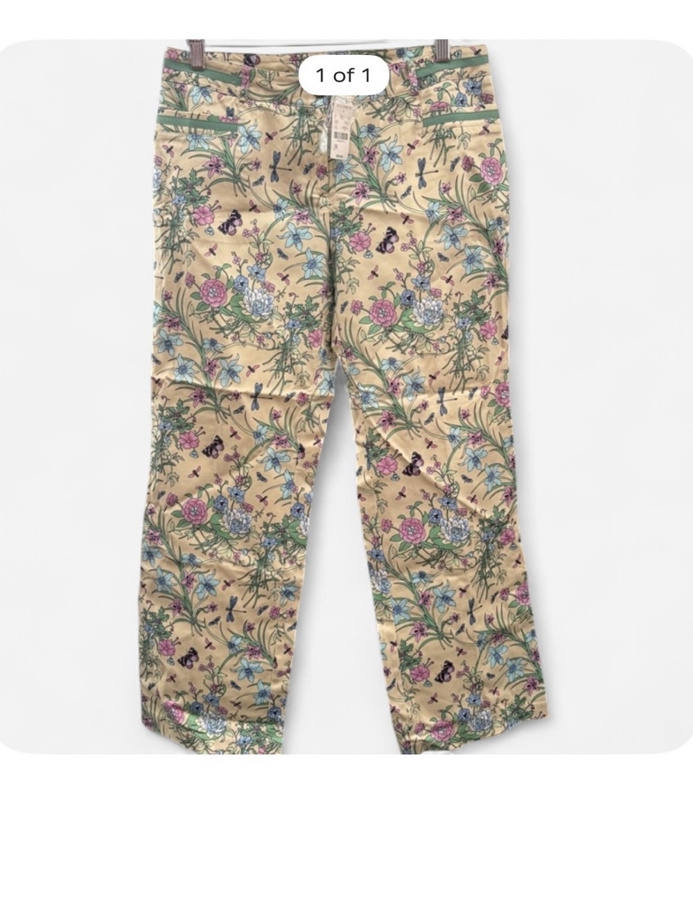 NWT Petite Sophisticate stretch trousers size 10 romantic cottage preppy office